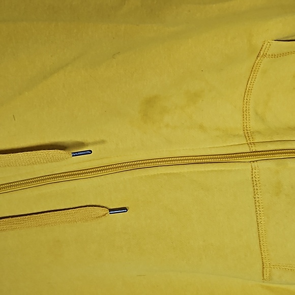 Amazon Essentials Plain Yellow Zip Up Hoodie - Picture 2 of 4